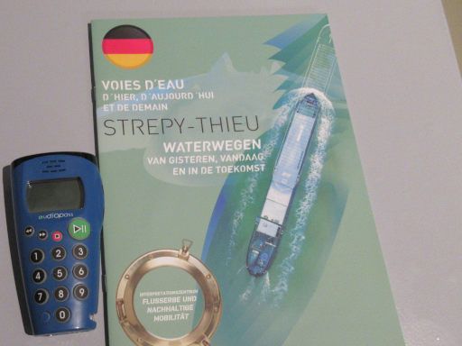 Schiffshebewerk Strépy-Thieu, Besichtigung Ausstellung, Belgien, Audioguide und Informationen auf Deutsch