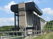 Schiffshebewerk, Canal du Centre, Strépy-Thieu, Belgien, Besichtigung