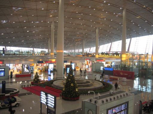 Beijing Capital International Airport Terminal 3, Peking, China, zentrale Halle