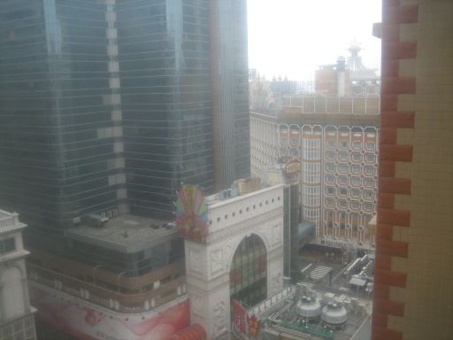 Hotel Beverly Plaza, Macau, Macao, China, Ausblick aus dem Zimmer 1324