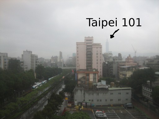 KDM Hotel, Taipei, Taiwan, China, Ausblick Richtung Taipei 101