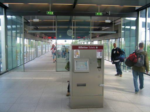 Kopenhagen, Dänemark, Copenhagen Metro, Fahrkartenautomat Flughafen