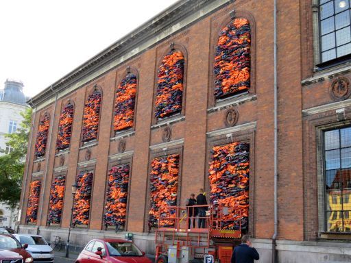 Kopenhagen, Dänemark, Nyhavn, Kunsthal Charlottenborg mit der Installation von Al Weiwei 20.06.2017 bis 01.10.2017