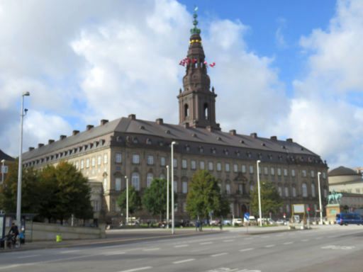 Kopenhagen, Dänemark, Schloss Christiansborg, Außenansicht