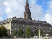 Kopenhagen, Dänemark, Schloss Christiansborg, Außenansicht