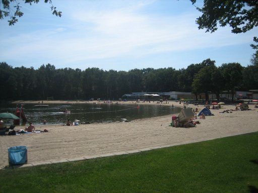 Berlin, Deutschland, Strandbad Jungfernheide in Siemensstadt