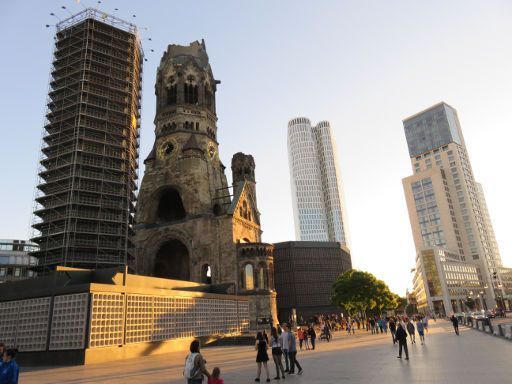 Berlin, Deutschland, Kaiser Wilhelm Gedächtniskirche im Jahr 2017