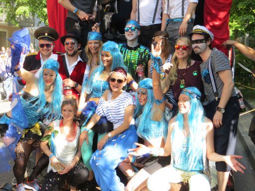 Berlin Deutschland, Karneval der Kulturen 2015, Wagen 62 Carepack Berlin beim Straßenumzug