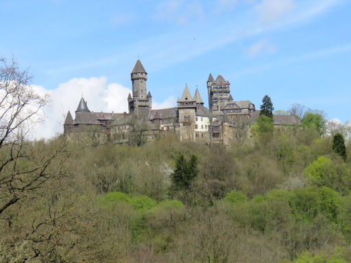 Braunfels Deutschland, Schloss Braunfels, Ansicht von Süden