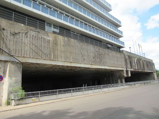 U-Boot Werft–Bunker Hornisse, Bremen, Deutschland, Bunker mit Bürogebäude Lexzau