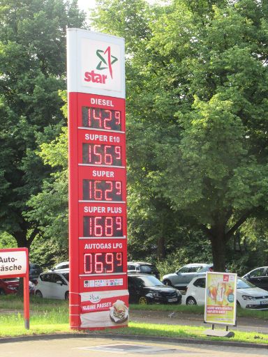 LPG, Autogas Tankstellen, Deutschland, Star Tankstelle, Sahlkamp 7, 30179 Hannover im Juli 2021