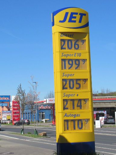 LPG, Autogas Tankstellen, Deutschland, JET Tankstelle, Maschmühlenweg 121, 37081 Göttingen im April 2022