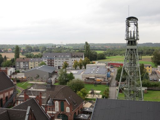 Zeche Zollern, Dortmund, Deutschland, Ausblick vom Fördergerüst