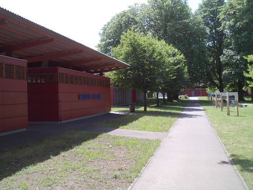 Freibad Cossebaude, Dresden, Deutschland, Umkleiden