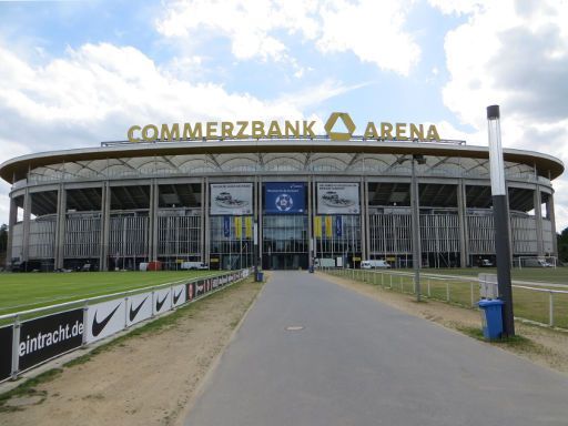 Frankfurt am Main Deutschland, Commerzbank Arena, Außenansicht Haupttribüne