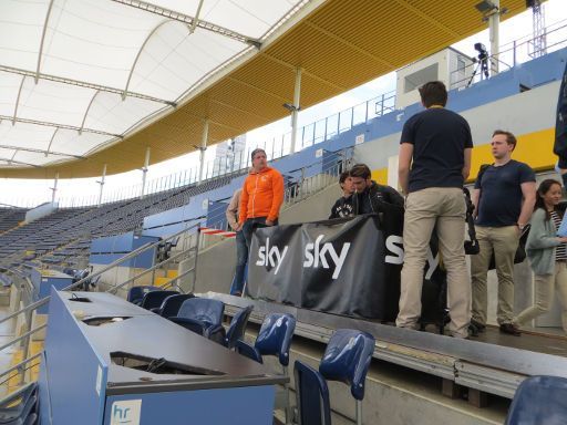 Frankfurt am Main Deutschland, Commerzbank Arena, Sky Kommentatoren Sitzplätze