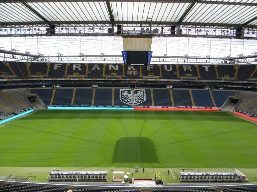 Frankfurt am Main Deutschland, Commerzbank Arena, Ausblick von dem Medienbereich in das Stadion