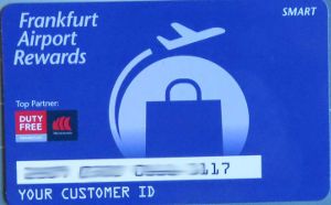 Frankfurt am Main, Deutschland, Flughafen FRA, Frankfurt Airport Rewards Mitgliedskarte SMART