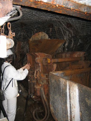 Rammelsberg Museum & Besucherbergwerk, Goslar, Deutschland, Bohrer