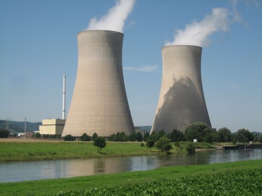 Kernkraftwerk, Grohnde, Emmerthal, Deutschland, Kühltürme