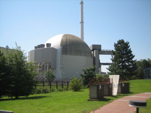 Kernkraftwerk, Grohnde, Emmerthal, Deutschland, Reaktorgebäude, Eingang Informationszentrum