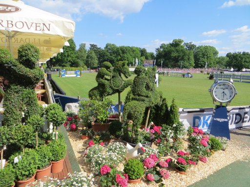 Hamburg, Deutschland, Deutsches Spring– und Dressur– Derby 2014, VIP Bereich und Turnierplatz