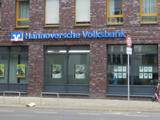 Bank Filialen, Hannover, Deutschland, Hannoversche Volksbank, Podbielskistra&szlig;e 37, 30163 Hannover im Mai 2025
