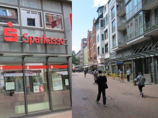 Bank Filialen, Hannover, Deutschland, Sparkasse Hannover, Lister Meile 86, 30161 Hannover im Mai 2025