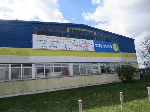 Fair Repair KFZ Technik GmbH, Hannover, Deutschland, Au&szlig;enansicht in der Ikarusallee 26, 30179 Hannover