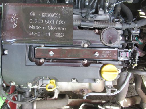 Fair Repair KFZ Technik GmbH, Hannover, Deutschland, Opel Corsa E, Ersatz Z&uuml;ndspule BOSCH von Januar 2014