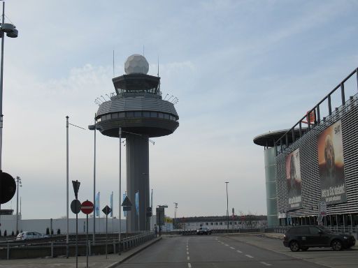 Flughafen Hannover Airport HAJ, Hannover, Deutschland, alter Kontrollturm