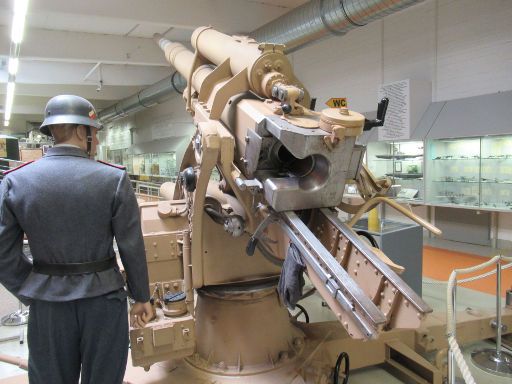 Luftfahrt Museum Hannover-Laatzen, Hannover, Deutschland, Flugabwehrkanone 8,8 FLAK 36