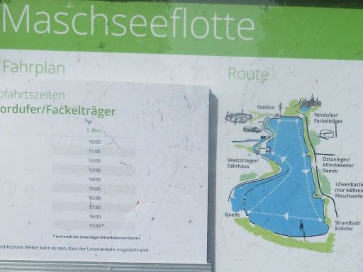 Maschsee, Hannover, Deutschland, Maschsee Rundfahrten