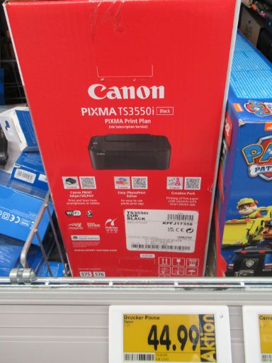 Netto Marken-Discount, Hannover, Deutschland, Canon Pixma TS 3550i Angebot 44,99 Euro im Oktober 2023