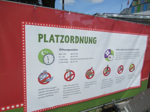Schützenausmarsch und Schützenfest 2025, Hannover, Deutschland, Platzordnung Schützenplatz