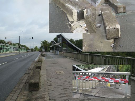 Sicherheit – Kriminalität, Hannover, Deutschland, Unfallstelle Karl-Wiechert-Allee im September 2025
