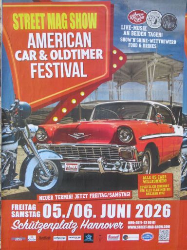 STREET Mag Show 2026, Hannover, Deutschland, Plakatwerbung in der Stadt