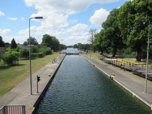 Wasserstadt Limmer, Hannover, Deutschland, Schleuse Leineverbindungskanal