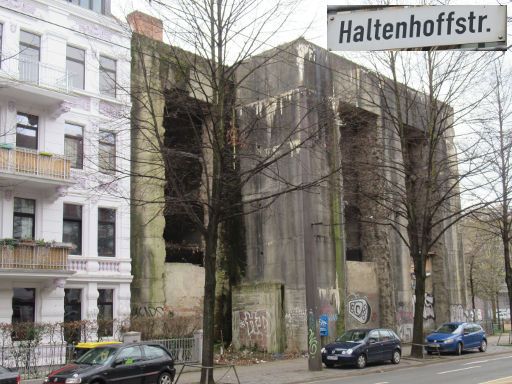 Zivilschutz Luftschutzbunker, Hannover, Deutschland, Hochbunker, Haltenhoffstraße 11, 30167 Hannover