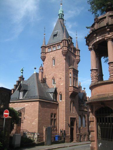 Heidelberg, Deutschland, Haus mit Turm