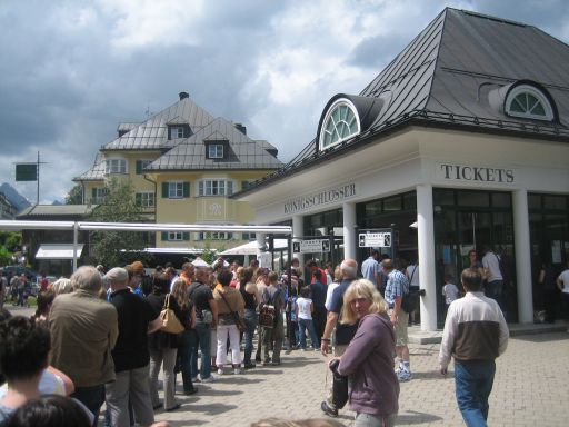 Schloss Neuschwanstein und Hohenschwangau, Hohenschwangau, Deutschland, Ticket Verkauf