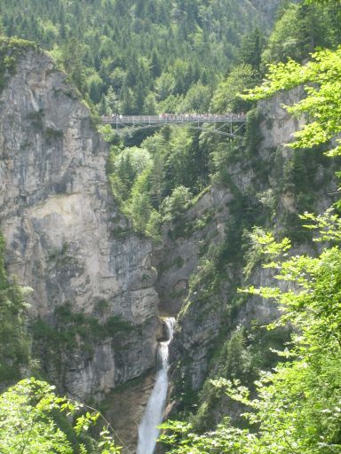 Schloss Neuschwanstein und Hohenschwangau, Hohenschwangau, Deutschland, Marienbrücke