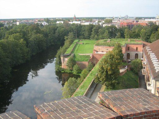 Zitadelle Spandau, Burgfest, Berlin, Deutschland, Blick vom Juliusturm