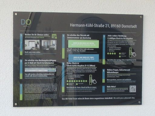 DO Hotel by WMM Hotels, Dornstadt, Deutschland, Bedienungsanleitung und Informationen