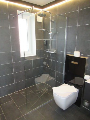DO Hotel by WMM Hotels, Dornstadt, Deutschland, Bad begehbarer Dusche und WC