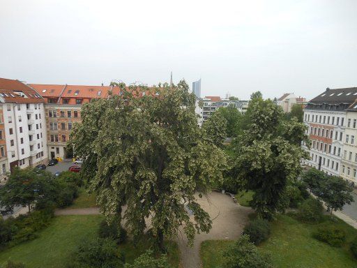 Hotel Markgraf, Leipzig, Deutschland, Ausblick auf den Körnerplatz