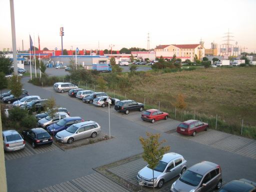 Ibis Köln Porz Airport, Deutschland, Blick aus dem Fenster