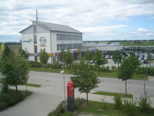 Ibis München Messe, Deutschland, Blick aus dem Fenster Zimmer Nummer 324