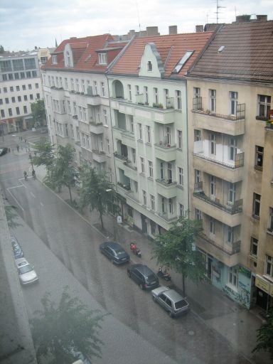 Mercure Hotel Berlin City Ost, Deutschland, Ausblick aus dem Fenster in die Voigtstraße