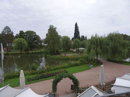 ibis budget Hotel Hannover, Uetersen, Deutschland, Aussicht aus dem Zimmer 106 in den Rosarium